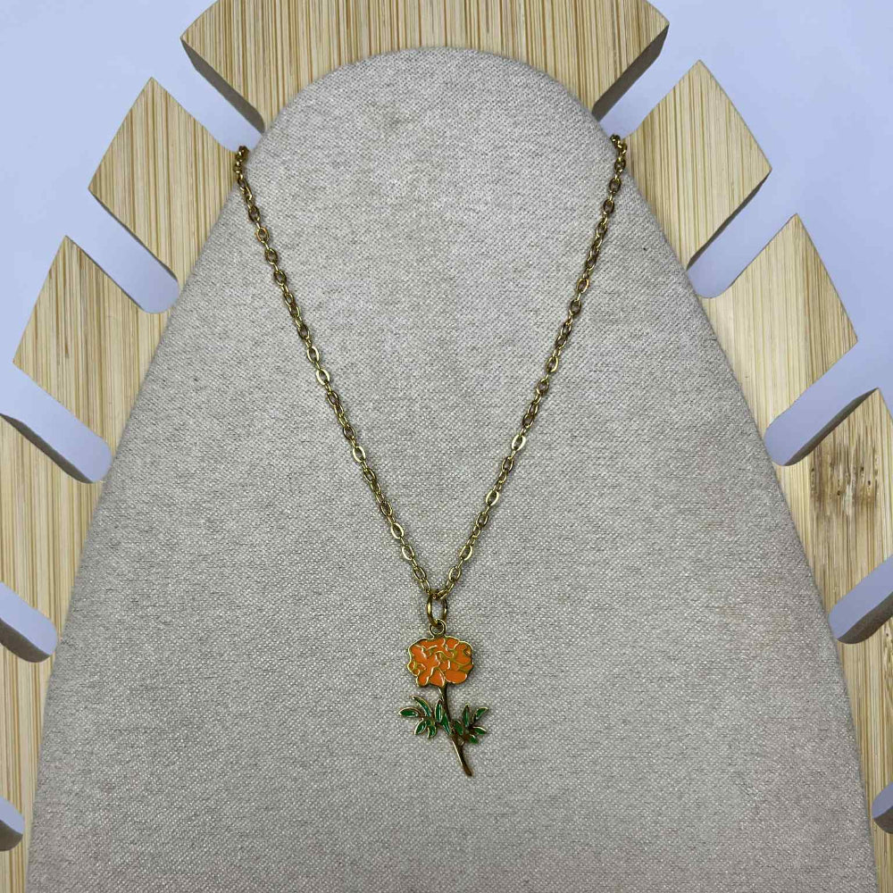 Collier Fleur de naissance