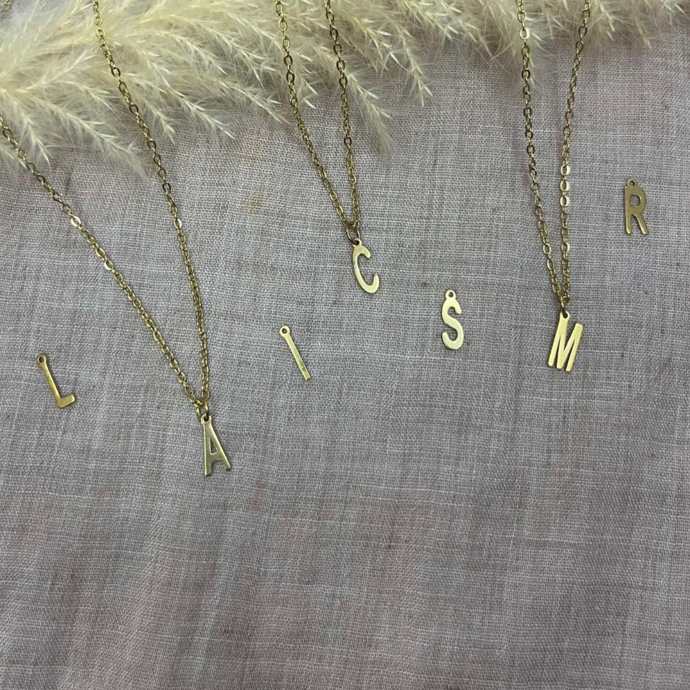 Collier initiale (grand modèle)