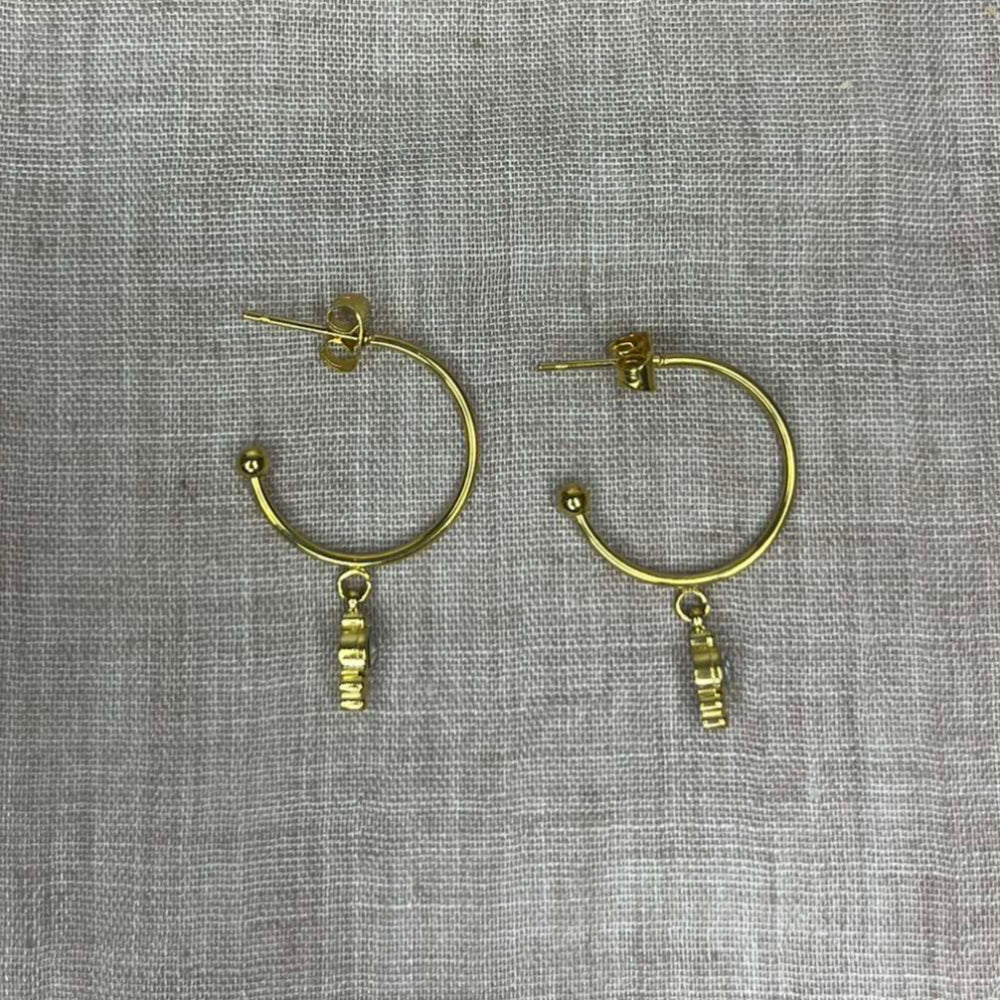 Boucles d'oreilles Strass zircon