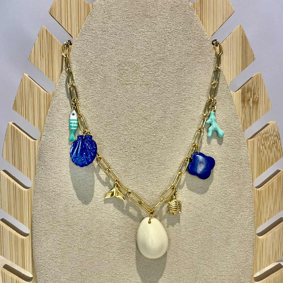 Collier Bleu lagon