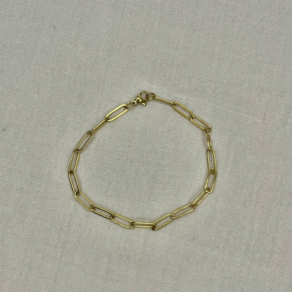 Bracelet maille rectangle