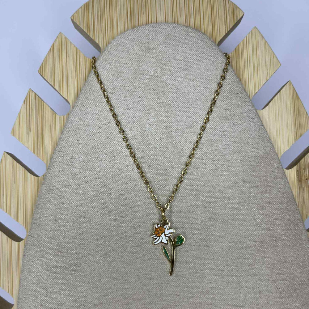 Collier Fleur de naissance