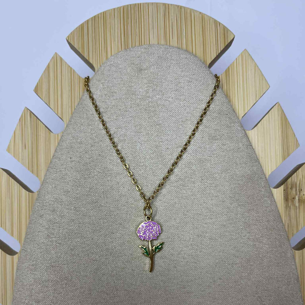 Collier Fleur de naissance