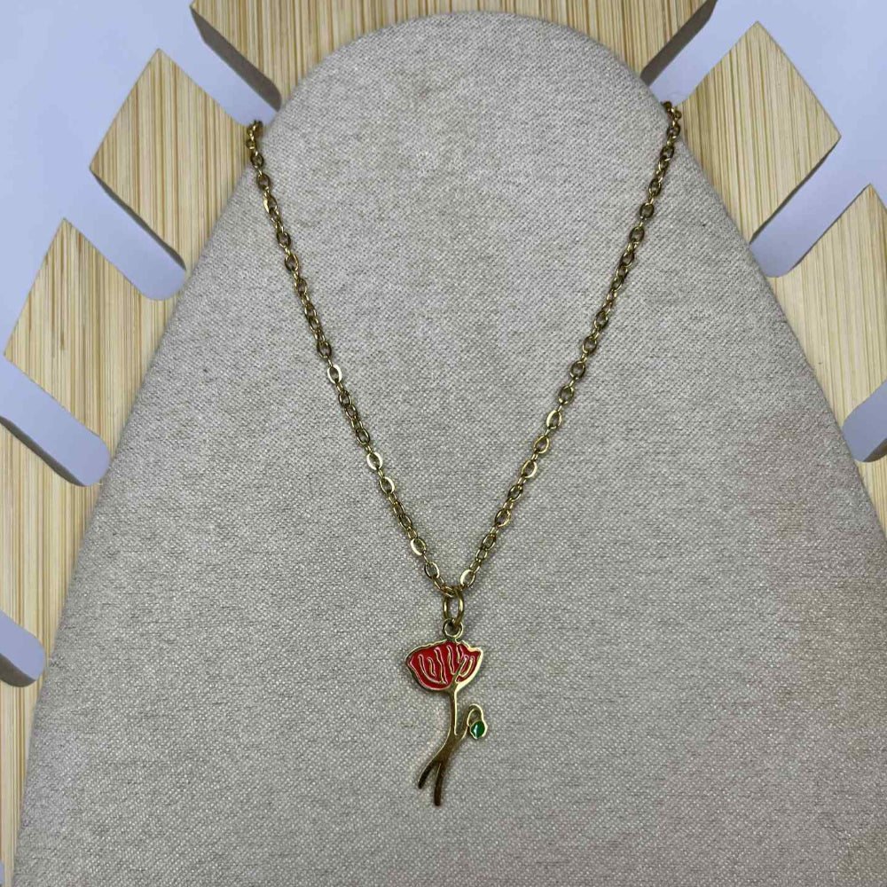 Collier Fleur de naissance
