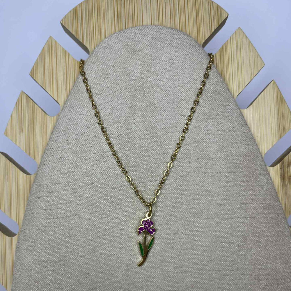 Collier Fleur de naissance