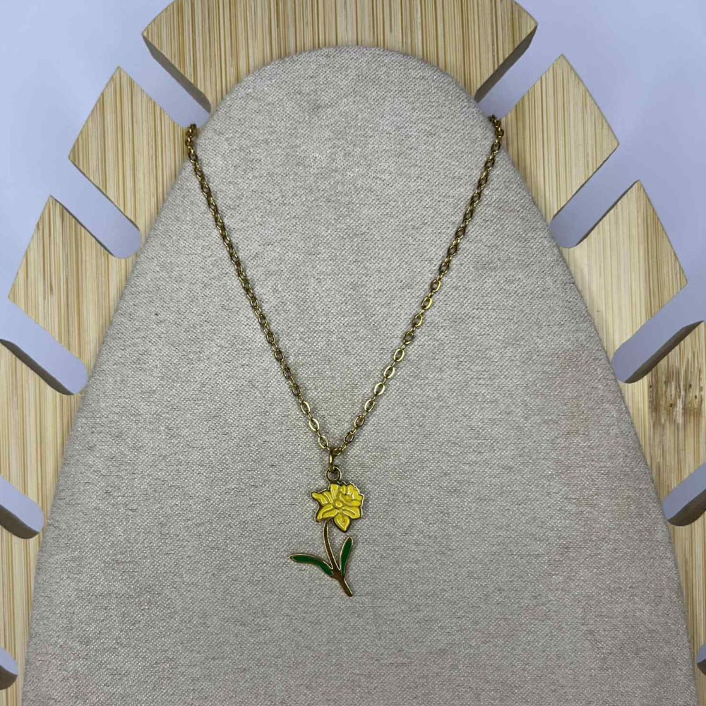 Collier Fleur de naissance
