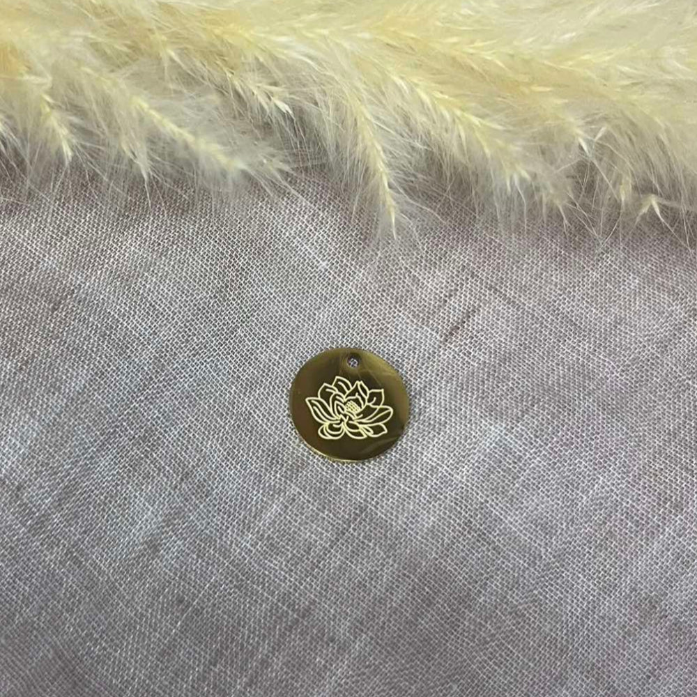 Bracelet Fleur de naissance rond