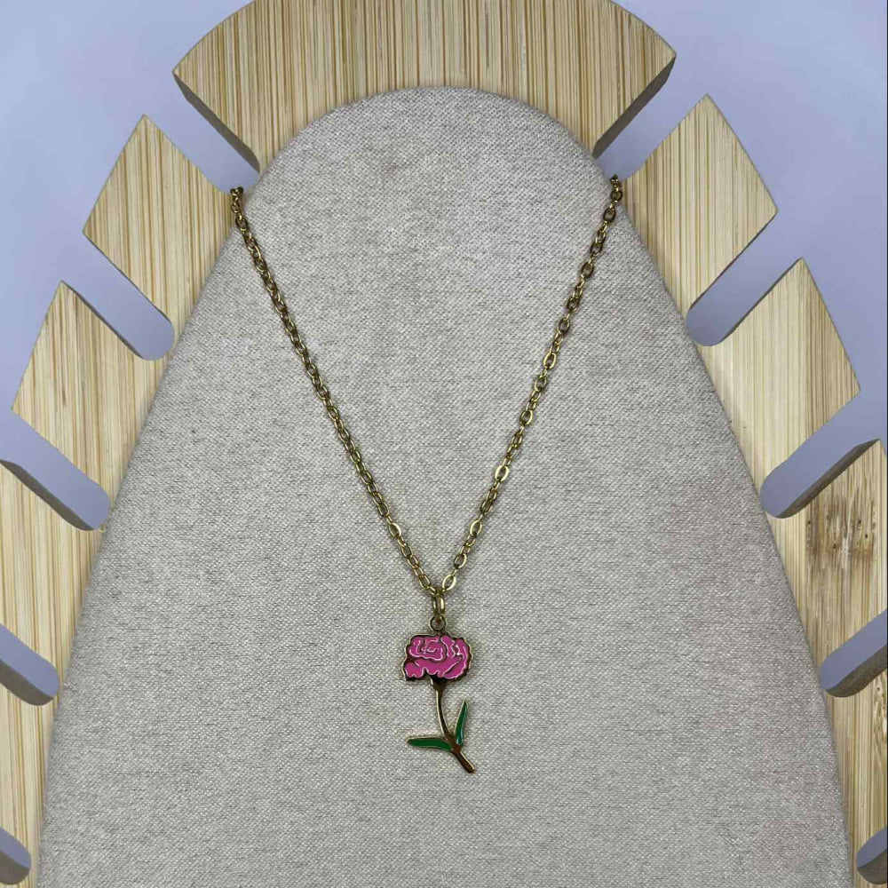 Collier Fleur de naissance