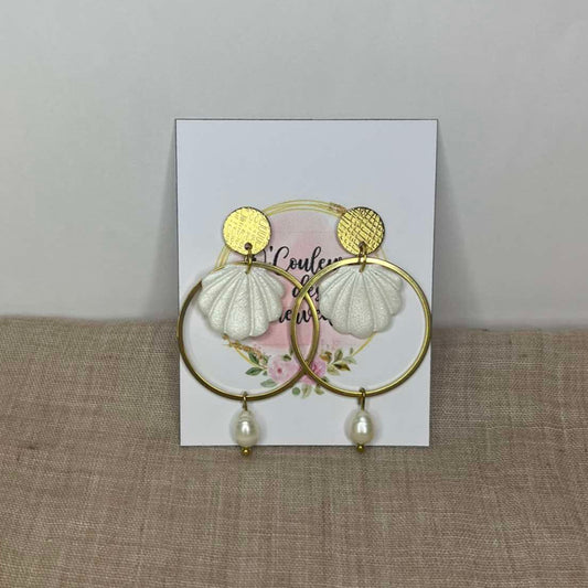 Boucles d'oreille "Marine" 2