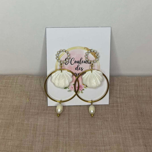 Boucles d'oreilles "Marine"