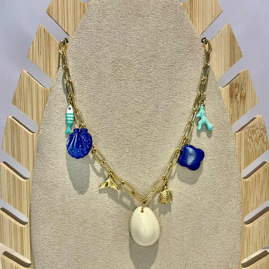 Collier Bleu lagon