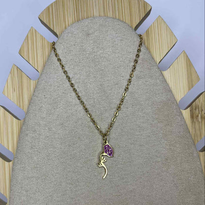 Collier Fleur de naissance