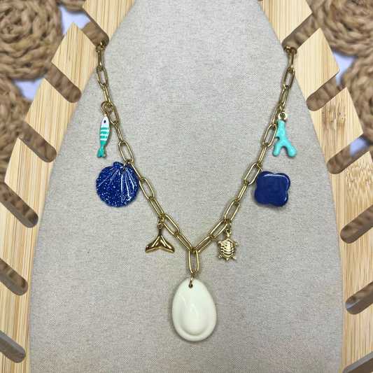 Collier Bleu lagon
