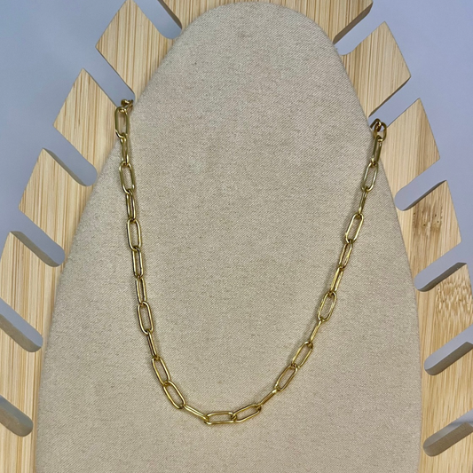 Collier maille rectangle