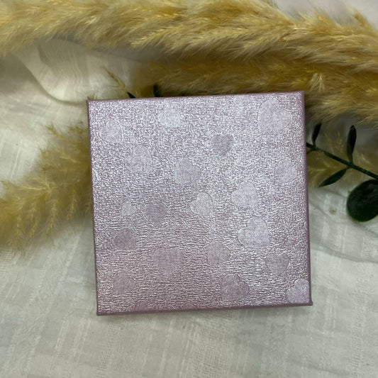 Boite rose cœur
