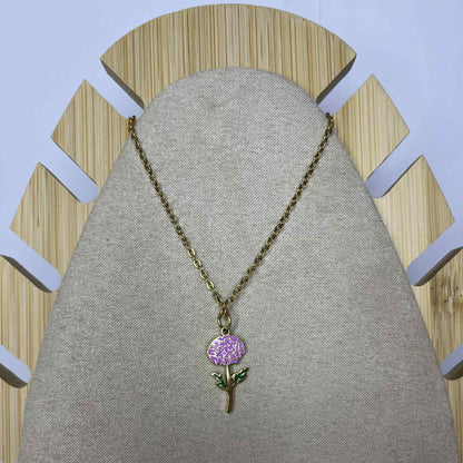 Collier Fleur de naissance