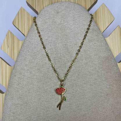 Collier Fleur de naissance