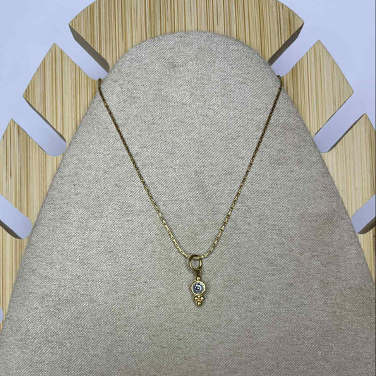 Collier strass zircon